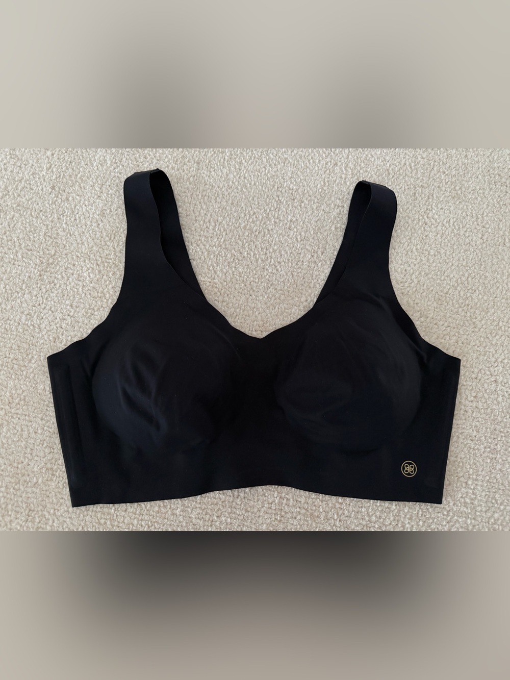 Honeylove LiftWear V-Neck Wireless Bra Black Size S